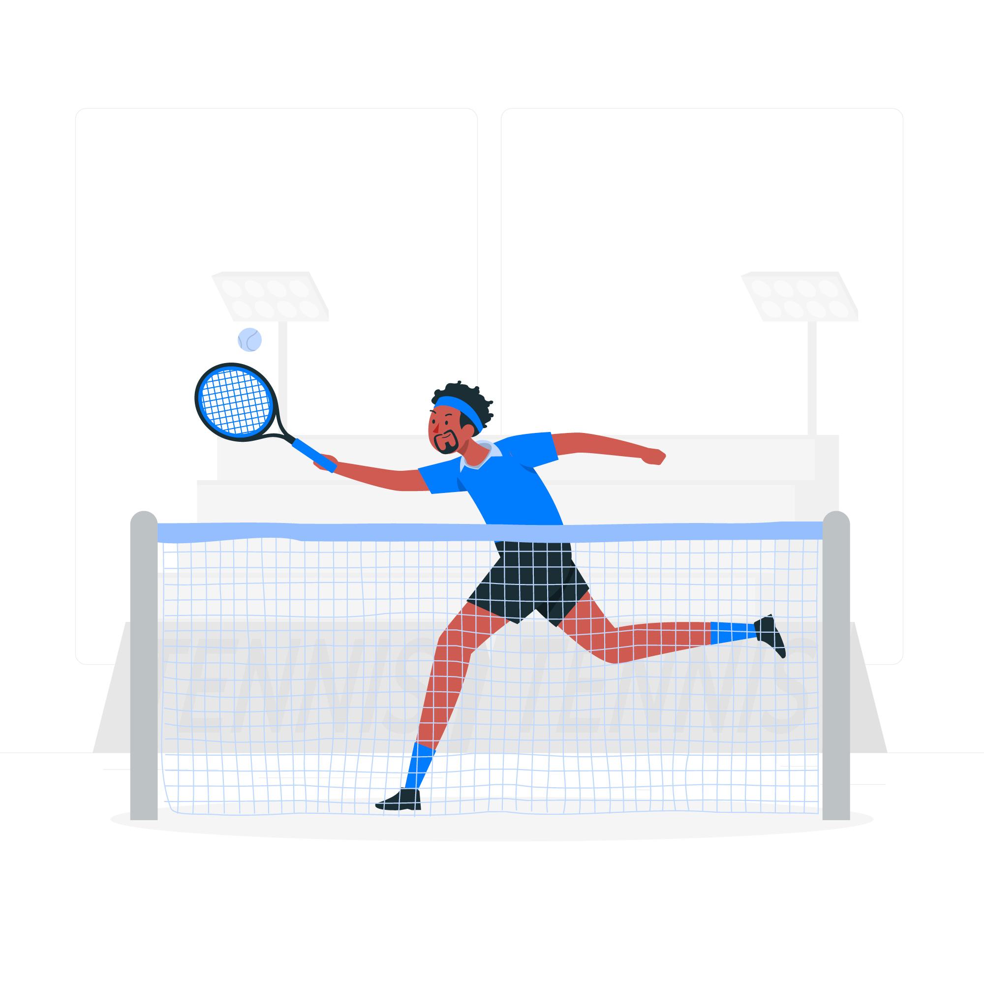 Tennis Illustration